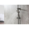 Душевая система Lemark Bronx LM3772GM с термостатом графит