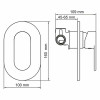 Комплект для биде WasserKRAFT А85056 белый