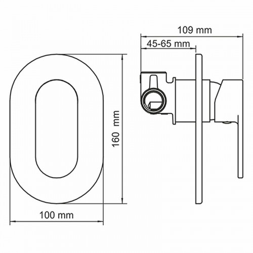 Комплект для биде WasserKRAFT А85056 белый