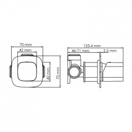 Душевая система WasserKRAFT Naab A8651.090.118 Хром