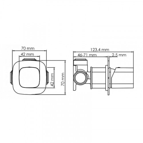 Душевая система WasserKRAFT Naab A8651.090.118 Хром