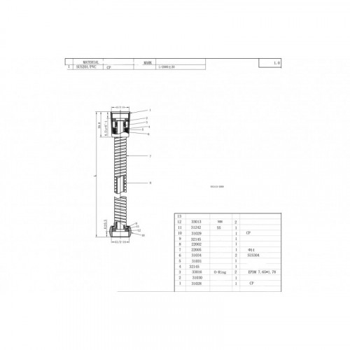 Душевой шланг Bravat P7234CP-1-RUS
