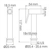 Комплект для биде WasserKRAFT А55094 золото
