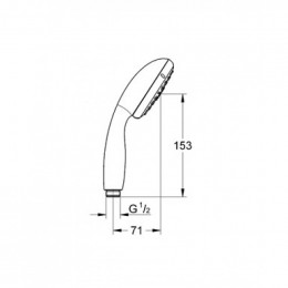 Ручной душ Grohe Tempesta New 28419002