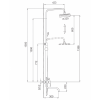Душевая система Frap F24001 хром