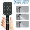 Ручной душ Aquatek Лира Select 80 AQ2005MB черный матовый
