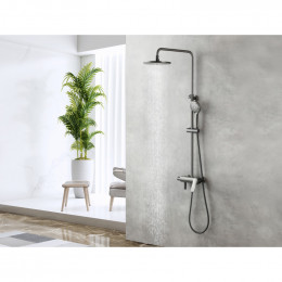 Душевая система Lemark Bronx LM3762GM графит