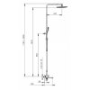 Душевая система Gappo G2417-6 черный