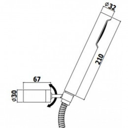 Душевой гарнитур Paffoni Master ZDUP036HGSP 284271 золото