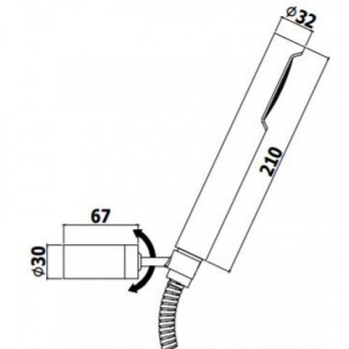 Душевой гарнитур Paffoni Master ZDUP036HGSP 284271 золото