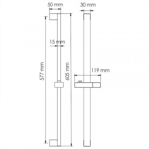 WasserKRAFT A123 Стойка для душа