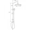 Душевая система Aquanet Passion RC AF300-70-RC-B черный матовый 243321