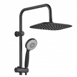 Душевая система Aquanet Passion RC AF300-70-RC-B черный матовый 243321