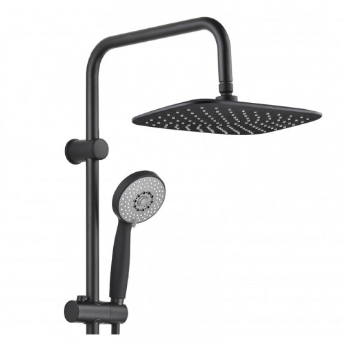Душевая система Aquanet Passion RC AF300-70-RC-B черный матовый 243321