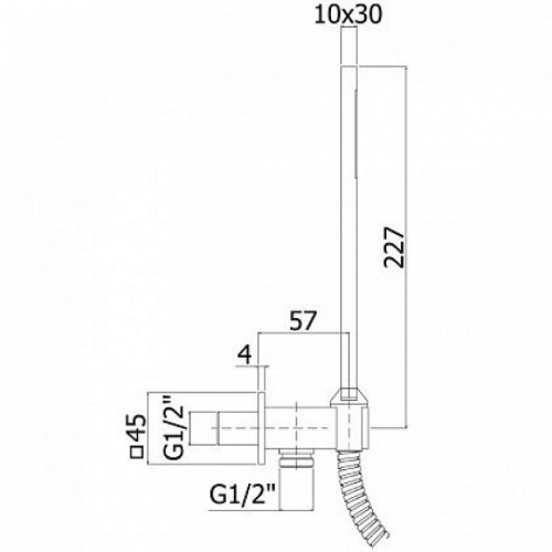 Душевой гарнитур Paffoni ZDUP095ST (239616)