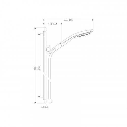 Душевой гарнитур Hansgrohe Raindance Select S 150/Raindance Unica'S 0,90 м 26626400