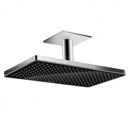 Верхний душ Hansgrohe Rainmaker Select 460 24004400, 466 x 300 мм, 2 режима струи, с держателем, белый/хром