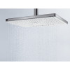Верхний душ Hansgrohe Rainmaker Select 460 24004400, 466 x 300 мм, 2 режима струи, с держателем, белый/хром