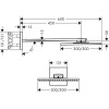Верхний душ Hansgrohe Axor ShowerSolutions 35318000 хром
