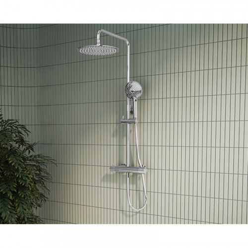 Душевая система VitrA Aquaheat RH3 Rain L A47201EXP хром