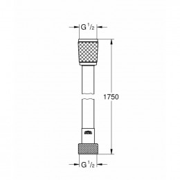 Душевой шланг Grohe Relexaflex 45992001