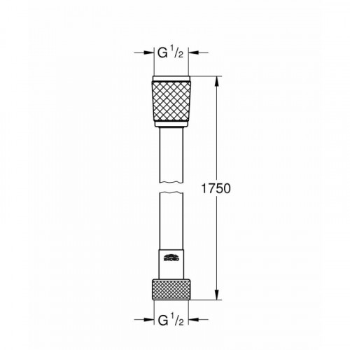 Душевой шланг Grohe Relexaflex 45992001