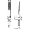 Душевой набор Hansgrohe Rainfinity 26856700 100 1jet матовый белый