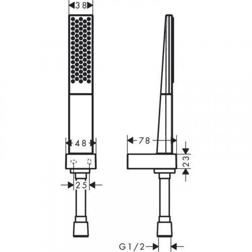 Душевой набор Hansgrohe Rainfinity 26856700 100 1jet матовый белый