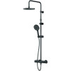 Душевая система Am.Pm X-Joy F0785A422 с термостатом черный матовый