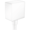 Шланговое подсоединение Hansgrohe Fixfit Square 26455700, белый матовый