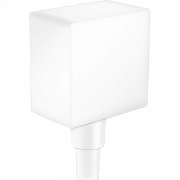 Шланговое подсоединение Hansgrohe Fixfit Square 26455700, белый матовый