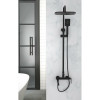 Душевая система BelBagno Acqua ACQUA-VSCM-NERO черный матовый