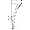 Лейка для душа Hansgrohe Croma 26413400 комплект со шлангом и держателем