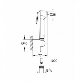 Гигиенический душ Grohe Tempesta-F  26352000