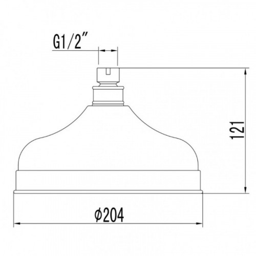 Верхний душ Lemark LM8989G золото