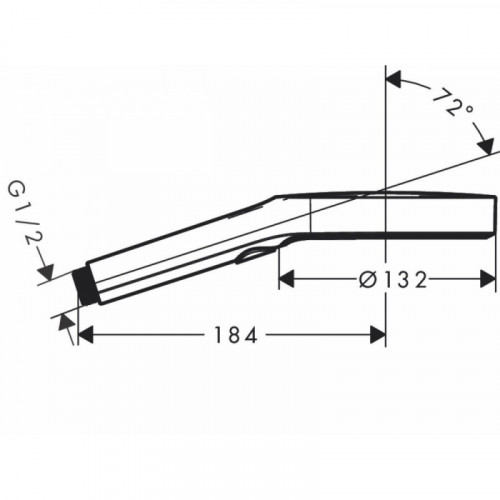 Ручной душ Hansgrohe Rainfinity 130 3jet 26864000, хром