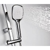 Душевая система WasserKRAFT A042, верхний душ 300*200 мм, хром