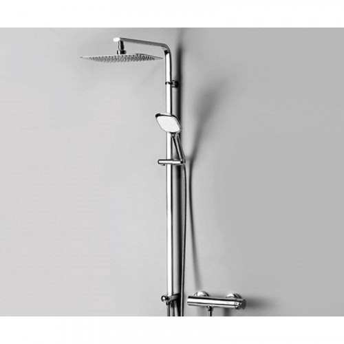 Душевая система WasserKRAFT A042, верхний душ 300*200 мм, хром