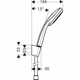 Душевой гарнитур Hansgrohe Croma 100 Multi 27593000