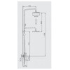 Душевая система Frap F2428 хром