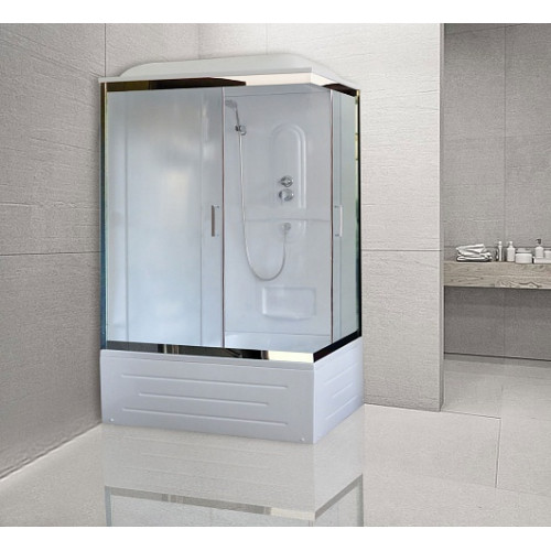 Royal Bath Душевая кабина RB 8100BP1-M-CH левая