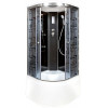 DTO Душевая кабина BМ4510 BLACK с электрикой