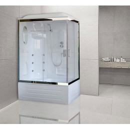 Royal Bath Душевая кабина RB 8100BP2-T-CH левая