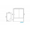Royal Bath Душевая кабина RB 8100BP6-WT-R