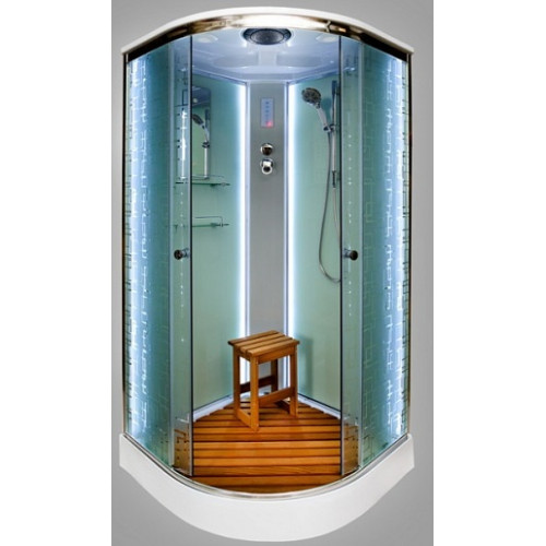DTO Душевая кабина ЕМ1580 LED