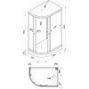 Triton Душевая кабина Коралл А 120x80 R