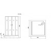 Grossman Душевая кабина 100x100 GR-270QR