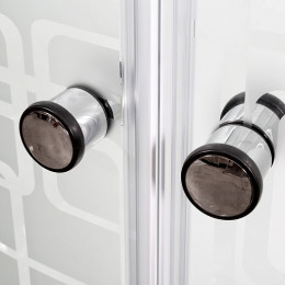 DTO Душевая кабина EM2712LN LED с гидромассажем без крыши