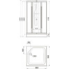 Triton Душевая кабина Риф-К 90x90 А