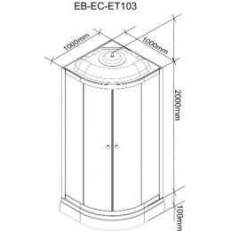 Parly Душевая кабина Effect EF1031